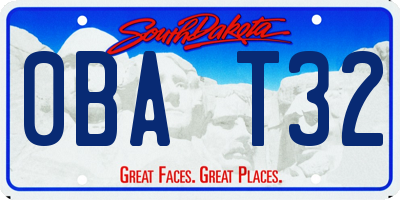 SD license plate 0BAT32
