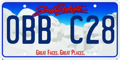 SD license plate 0BBC28