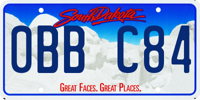SD license plate 0BBC84