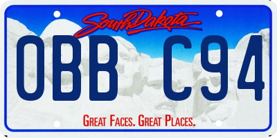 SD license plate 0BBC94