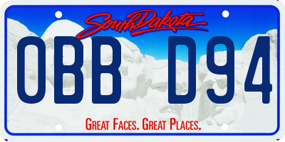 SD license plate 0BBD94