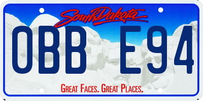 SD license plate 0BBE94