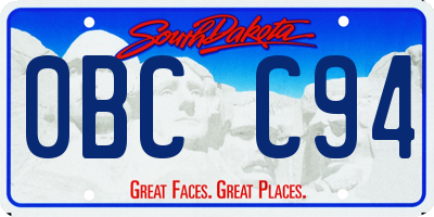 SD license plate 0BCC94