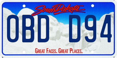 SD license plate 0BDD94