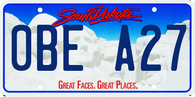 SD license plate 0BEA27