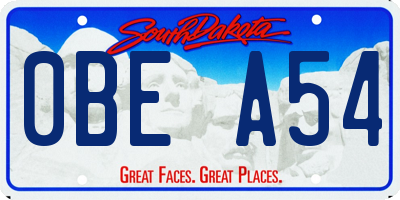 SD license plate 0BEA54