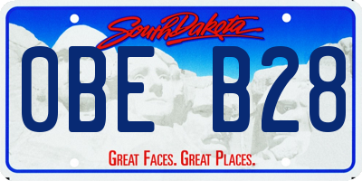 SD license plate 0BEB28