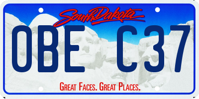 SD license plate 0BEC37