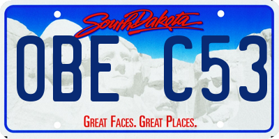 SD license plate 0BEC53