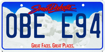 SD license plate 0BEE94