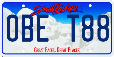 SD license plate 0BET88