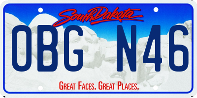 SD license plate 0BGN46