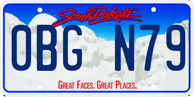 SD license plate 0BGN79