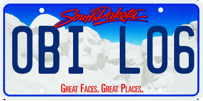 SD license plate 0BIL06