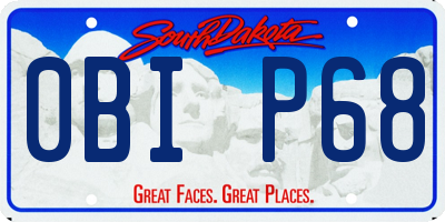 SD license plate 0BIP68