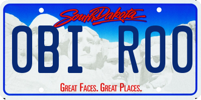 SD license plate 0BIR00