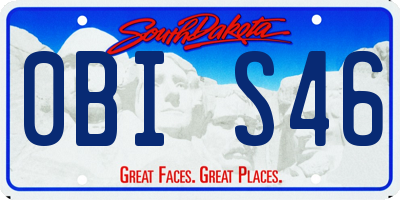 SD license plate 0BIS46