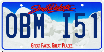 SD license plate 0BMI51