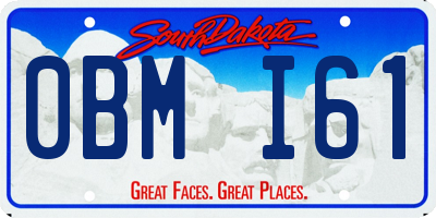 SD license plate 0BMI61