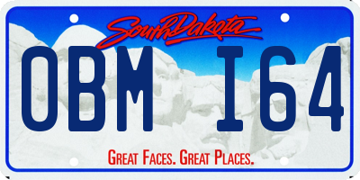 SD license plate 0BMI64