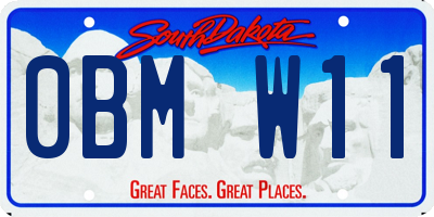 SD license plate 0BMW11