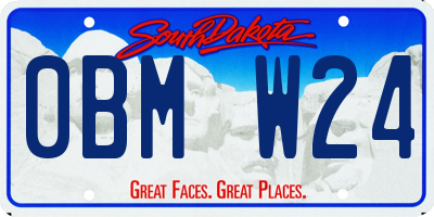 SD license plate 0BMW24