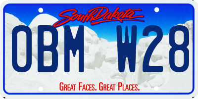 SD license plate 0BMW28