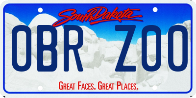 SD license plate 0BRZ00