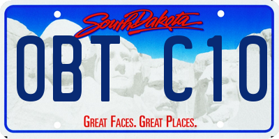 SD license plate 0BTC10