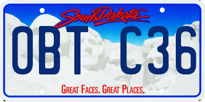 SD license plate 0BTC36