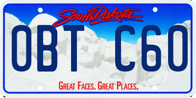 SD license plate 0BTC60