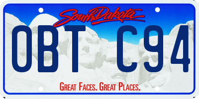 SD license plate 0BTC94