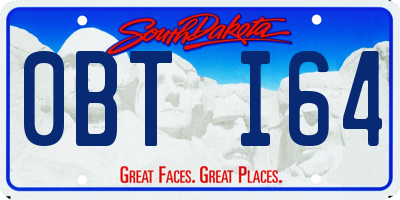 SD license plate 0BTI64