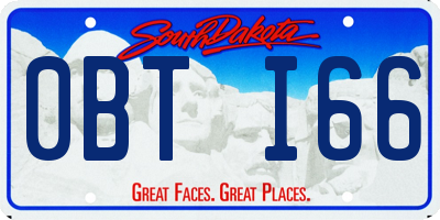 SD license plate 0BTI66