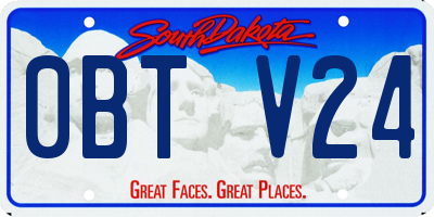 SD license plate 0BTV24