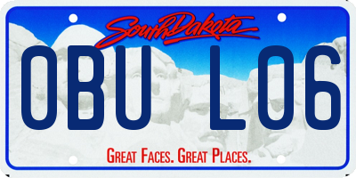 SD license plate 0BUL06