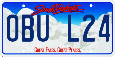 SD license plate 0BUL24
