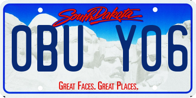 SD license plate 0BUY06