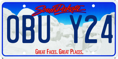 SD license plate 0BUY24