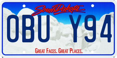 SD license plate 0BUY94