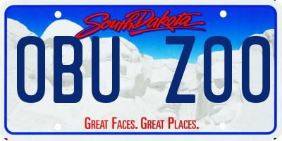 SD license plate 0BUZ00