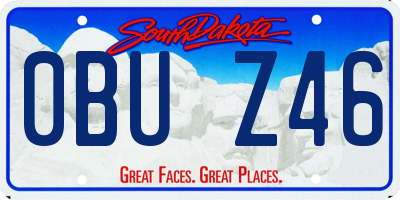 SD license plate 0BUZ46
