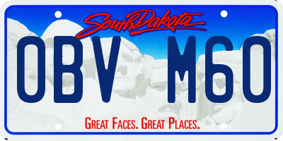 SD license plate 0BVM60