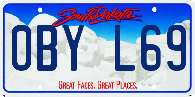 SD license plate 0BYL69