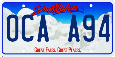 SD license plate 0CAA94