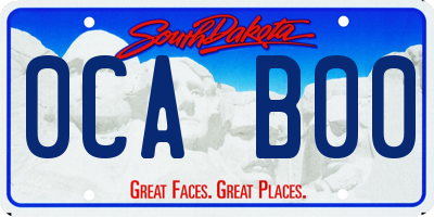 SD license plate 0CAB00