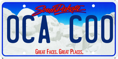 SD license plate 0CAC00