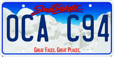 SD license plate 0CAC94