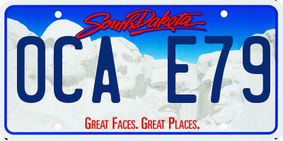 SD license plate 0CAE79