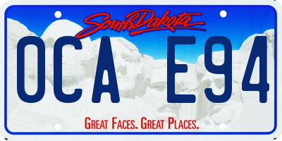 SD license plate 0CAE94